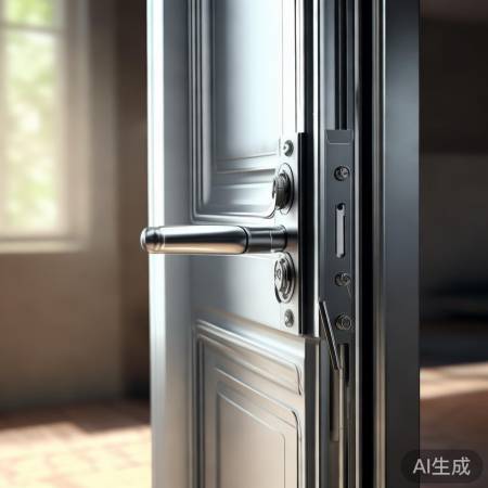 “防盗门拉杆调整，锁具灵活新生