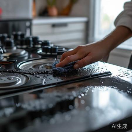 “集成灶清洗:慎防水溅电短路,