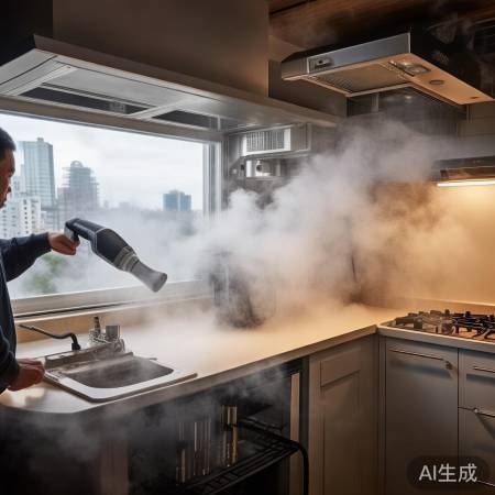 厨房抽油烟机或吹风机助排空