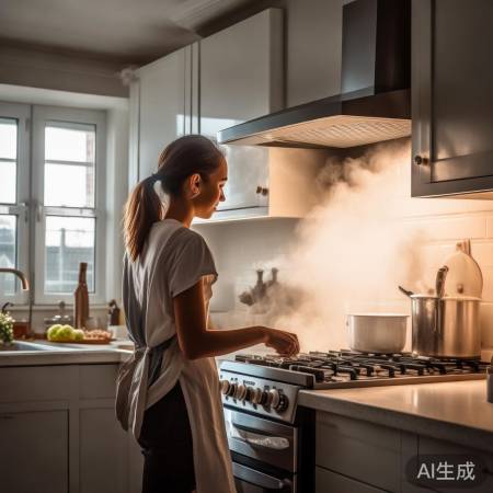 “烹饪通风，健康厨房”