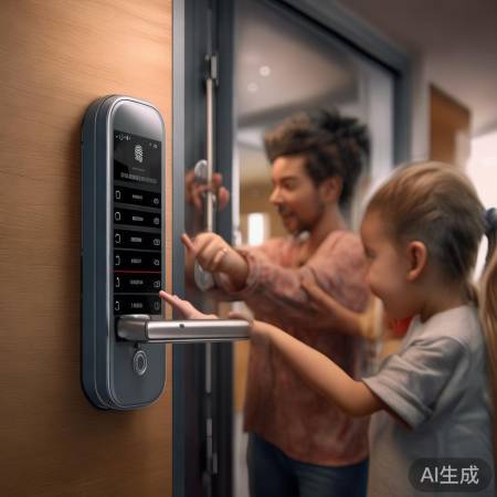 智能锁多方式解锁，菜单轻松设置